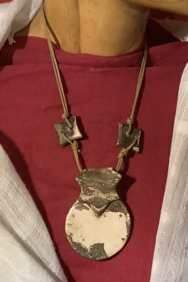 Collier bohème faïences