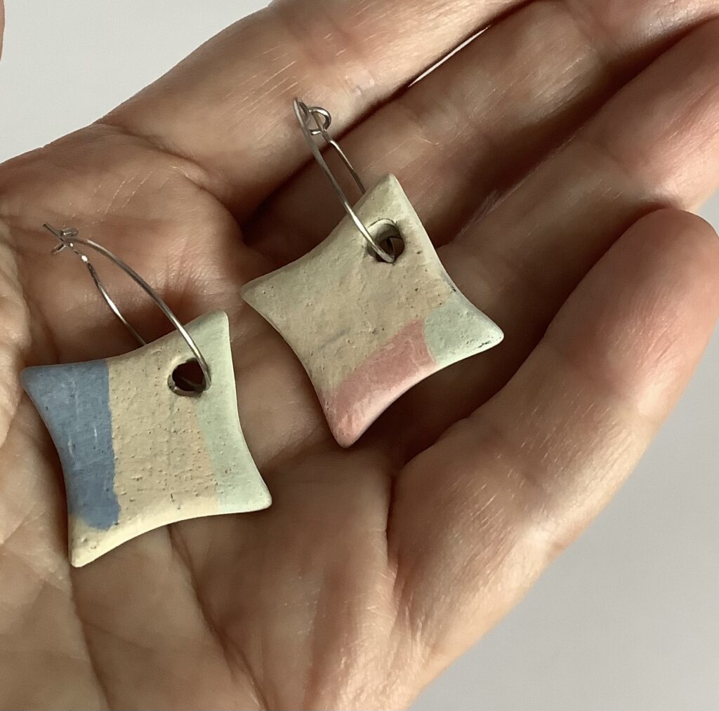 Boucles coussinet en grès