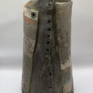 Vase corset faience
