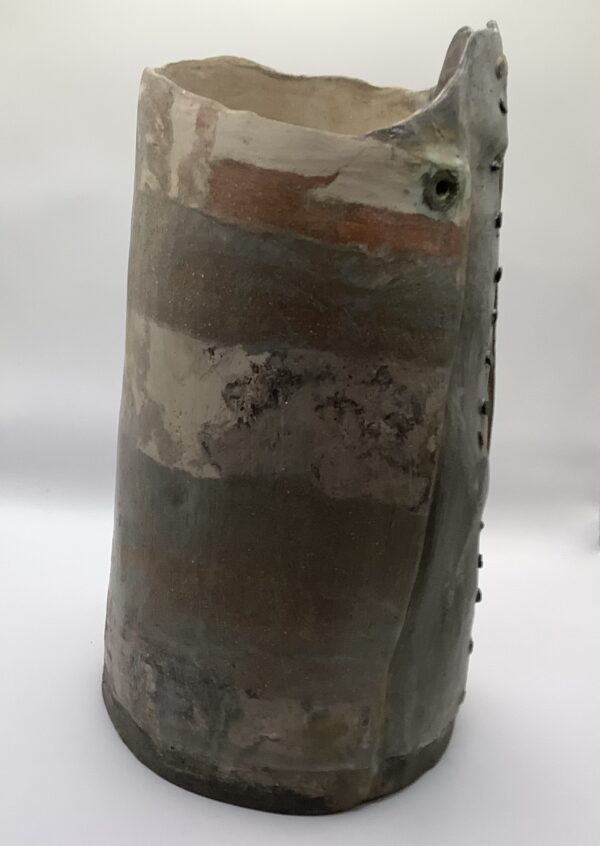 Mixed earthenware corset vase - Image 2
